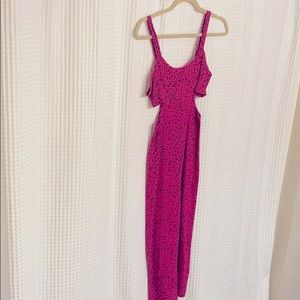 Material Girl Midi dress with side cutouts